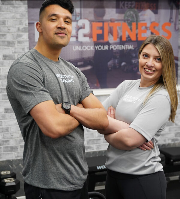 Grey "KEE2FITNESS" Active Tee